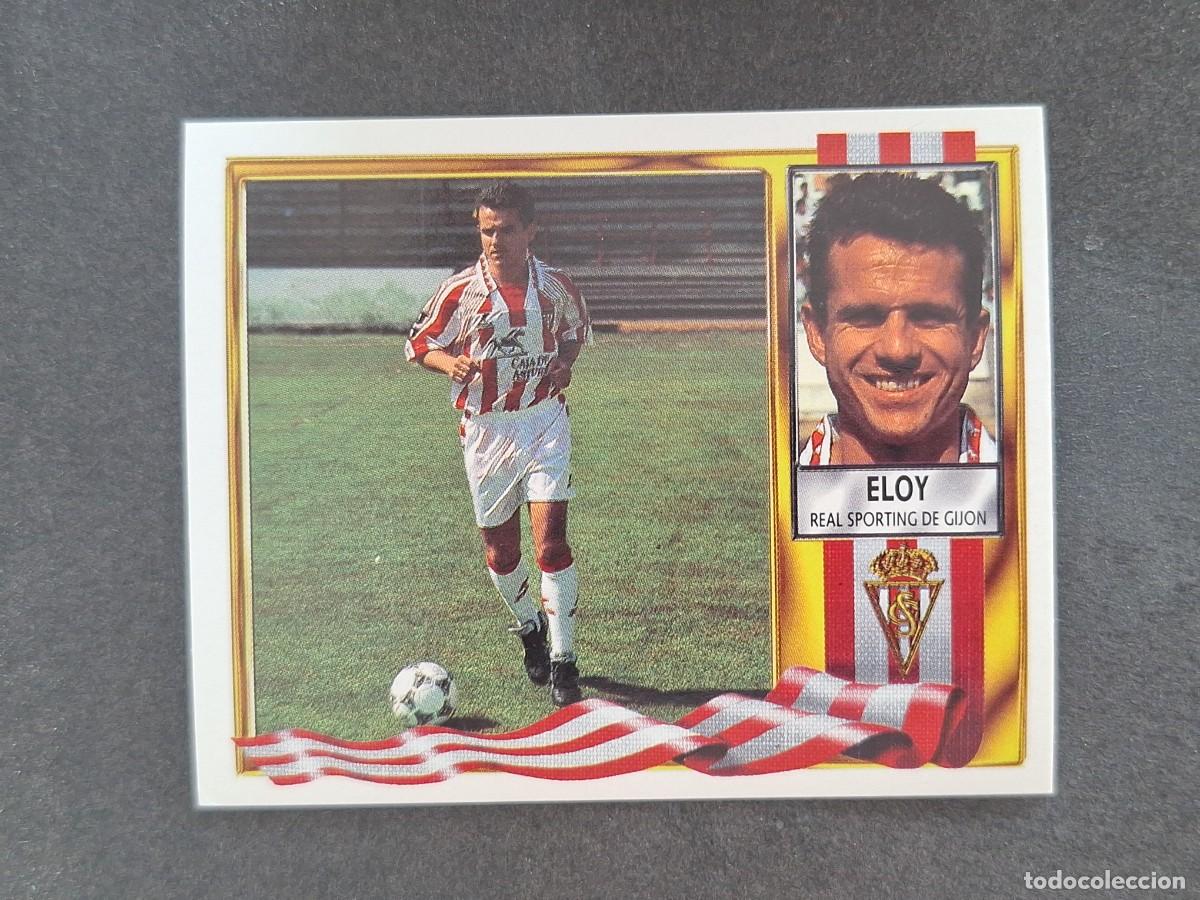Fu&szlig;ball-Sticker: L3 ELOY SPORTING DE GIJON COLOCA LIGA ESTE 1995 1996 95 96 NUNCA PEGADO SIN PEGAR