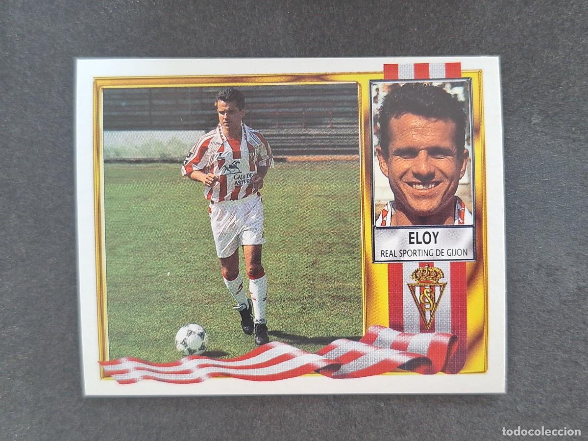 Fu&szlig;ball-Sticker: L3 ELOY SPORTING DE GIJON COLOCA LIGA ESTE 1995 1996 95 96 NUNCA PEGADO SIN PEGAR