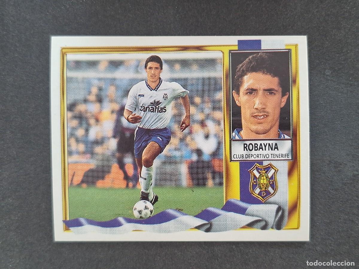 Football Stickers: L3 ROBAYNA C. D. TENERIFE COLOCA LIGA ESTE 1995 1996 95 96 NUNCA PEGADO SIN PEGAR
