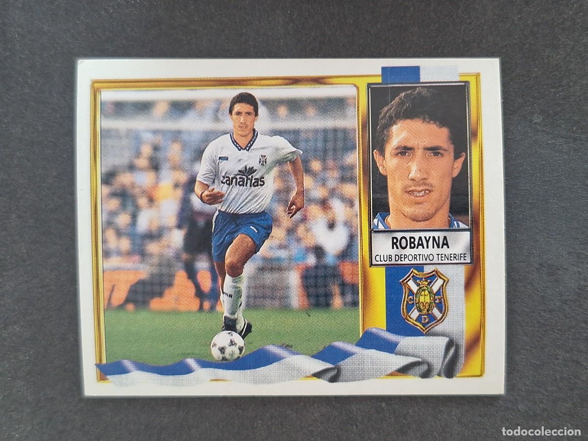 Football Stickers: L3 ROBAYNA C. D. TENERIFE COLOCA LIGA ESTE 1995 1996 95 96 NUNCA PEGADO SIN PEGAR