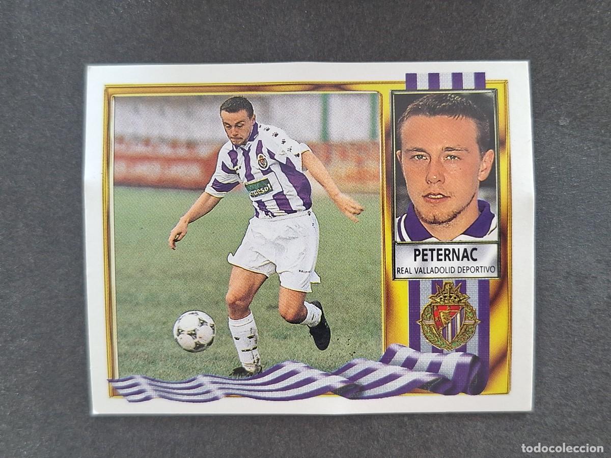 Fu&szlig;ball-Sticker: L3 PETERNAC REAL VALLADOLID COLOCA LIGA ESTE 1995 1996 95 96 NUNCA PEGADO SIN PEGAR