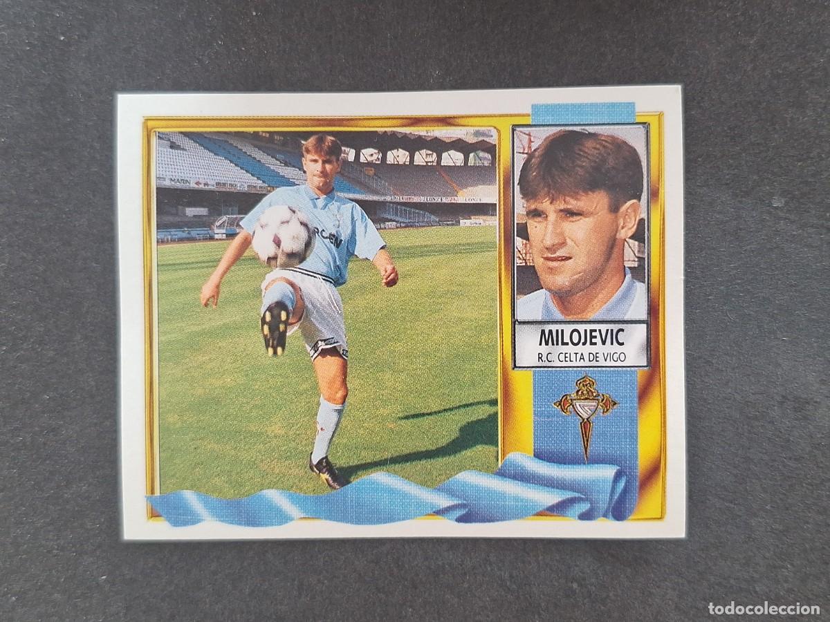 Fu&szlig;ball-Sticker: L3 MILOJEVIC CELTA DE VIGO FICHAJE 1 LIGA ESTE 1995 1996 95 96 NUNCA PEGADO SIN PEGAR