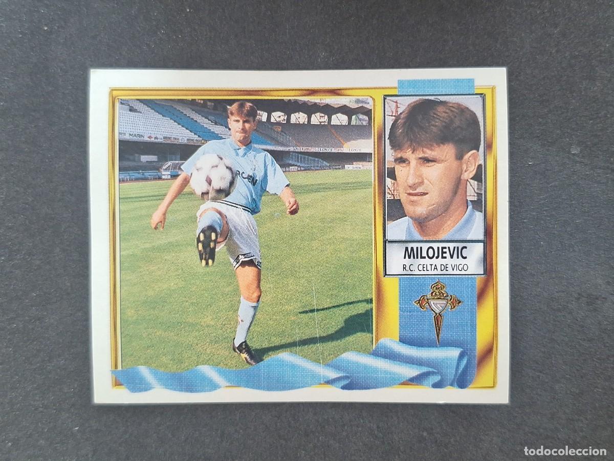Fu&szlig;ball-Sticker: L3 MILOJEVIC CELTA DE VIGO FICHAJE 1 LIGA ESTE 1995 1996 95 96 NUNCA PEGADO SIN PEGAR