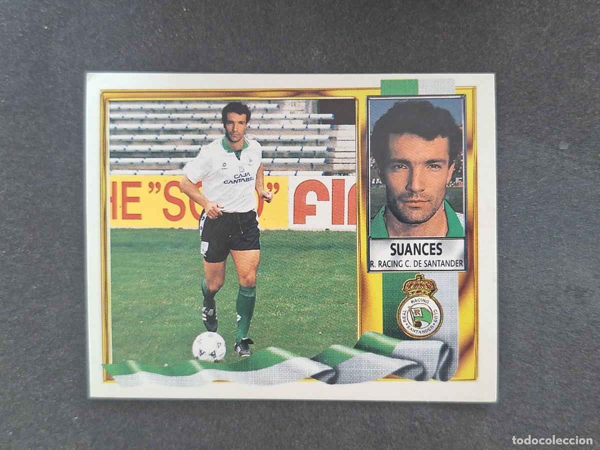 Cromos de Futebol: L3 SUANCES RACING DE SANTANDER FICHAJE 2 BIS LIGA ESTE 1995 1996 95 96 NUNCA PEGADO SIN PEGAR
