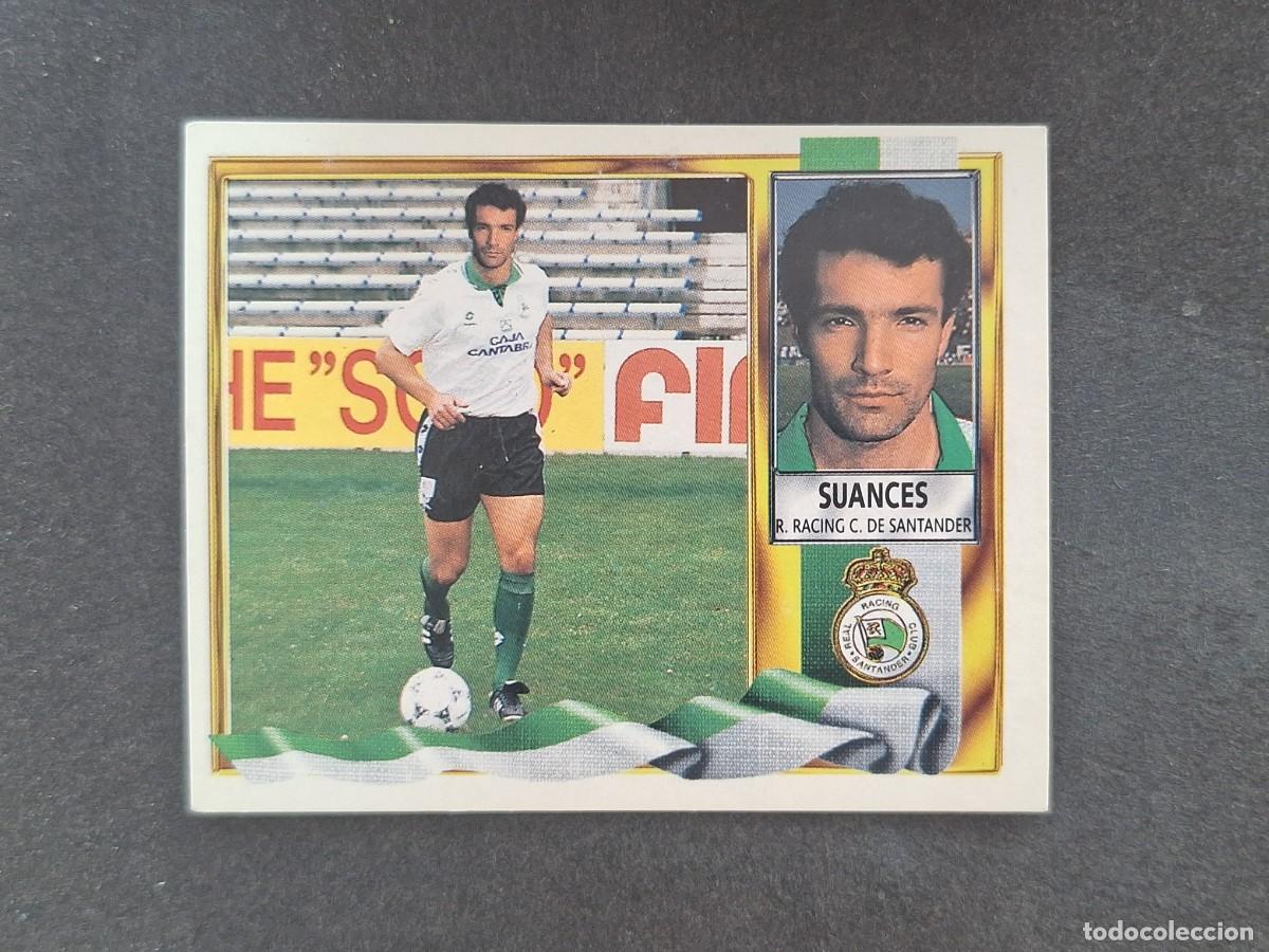 Cromos de Futebol: L3 SUANCES RACING DE SANTANDER FICHAJE 2 BIS LIGA ESTE 1995 1996 95 96 NUNCA PEGADO SIN PEGAR