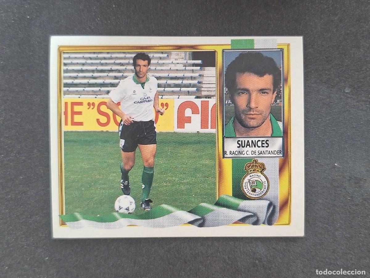 Cromos de Futebol: L3 SUANCES RACING DE SANTANDER FICHAJE 2 BIS LIGA ESTE 1995 1996 95 96 NUNCA PEGADO SIN PEGAR