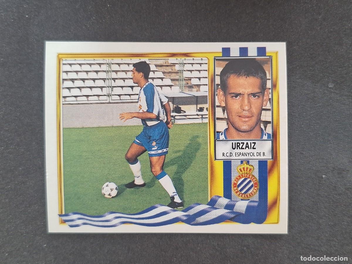 Cromos de Futebol: L3 URZAIZ R. C. D. ESPA&Ntilde;OL FICHAJE 3 LIGA ESTE 1995 1996 95 96 NUNCA PEGADO SIN PEGAR