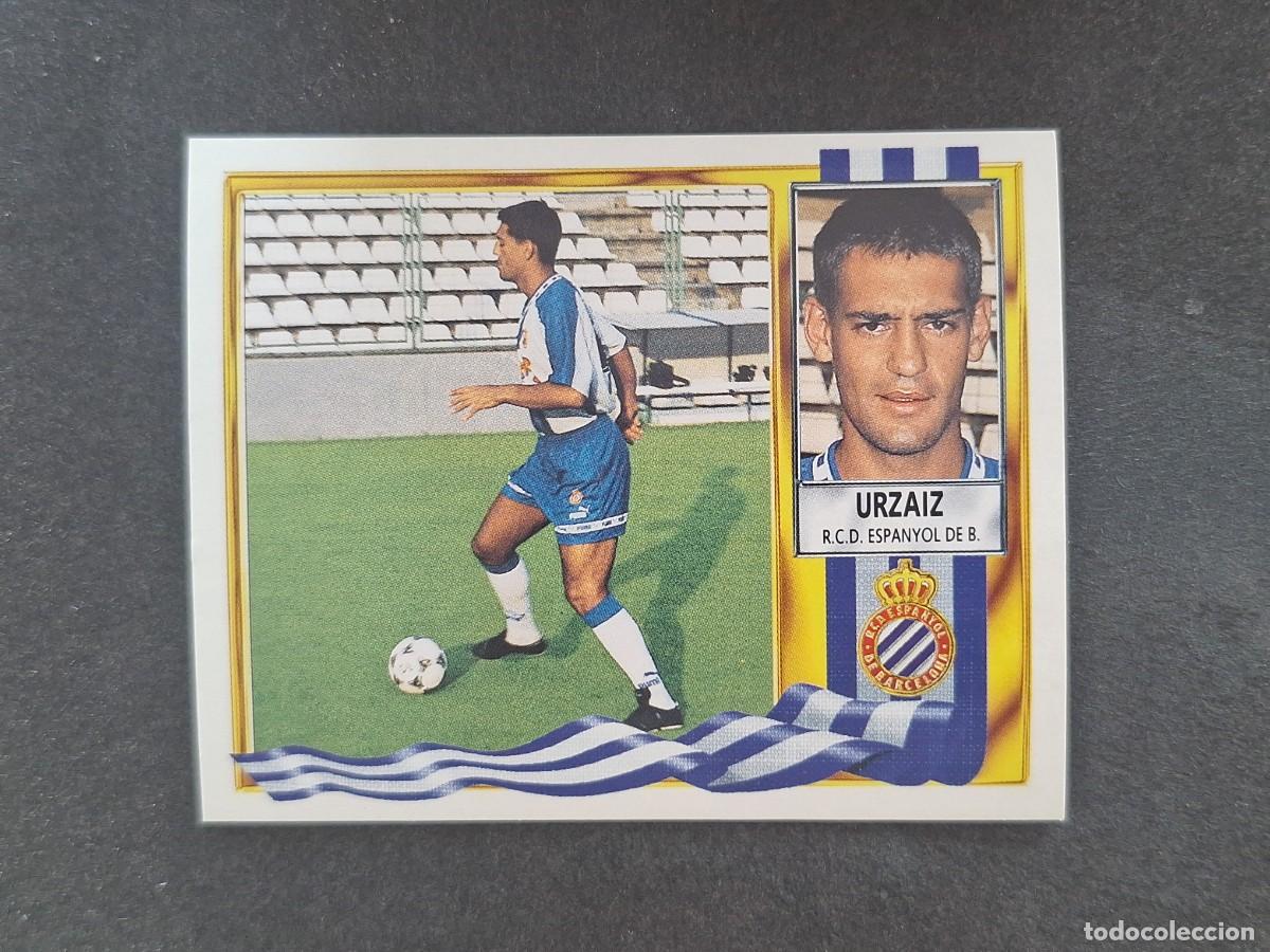 Cromos de Futebol: L3 URZAIZ R. C. D. ESPA&Ntilde;OL FICHAJE 3 LIGA ESTE 1995 1996 95 96 NUNCA PEGADO SIN PEGAR