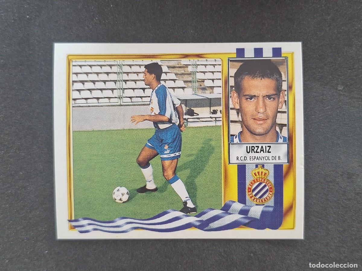 Cromos de Futebol: L3 URZAIZ R. C. D. ESPA&Ntilde;OL FICHAJE 3 LIGA ESTE 1995 1996 95 96 NUNCA PEGADO SIN PEGAR