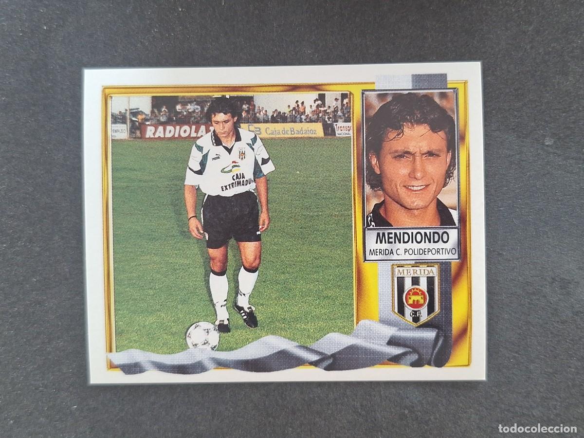 Cromos de Futebol: L3 MENDIONDO MERIDA C. P. FICHAJE 5 LIGA ESTE 1995 1996 95 96 NUNCA PEGADO SIN PEGAR
