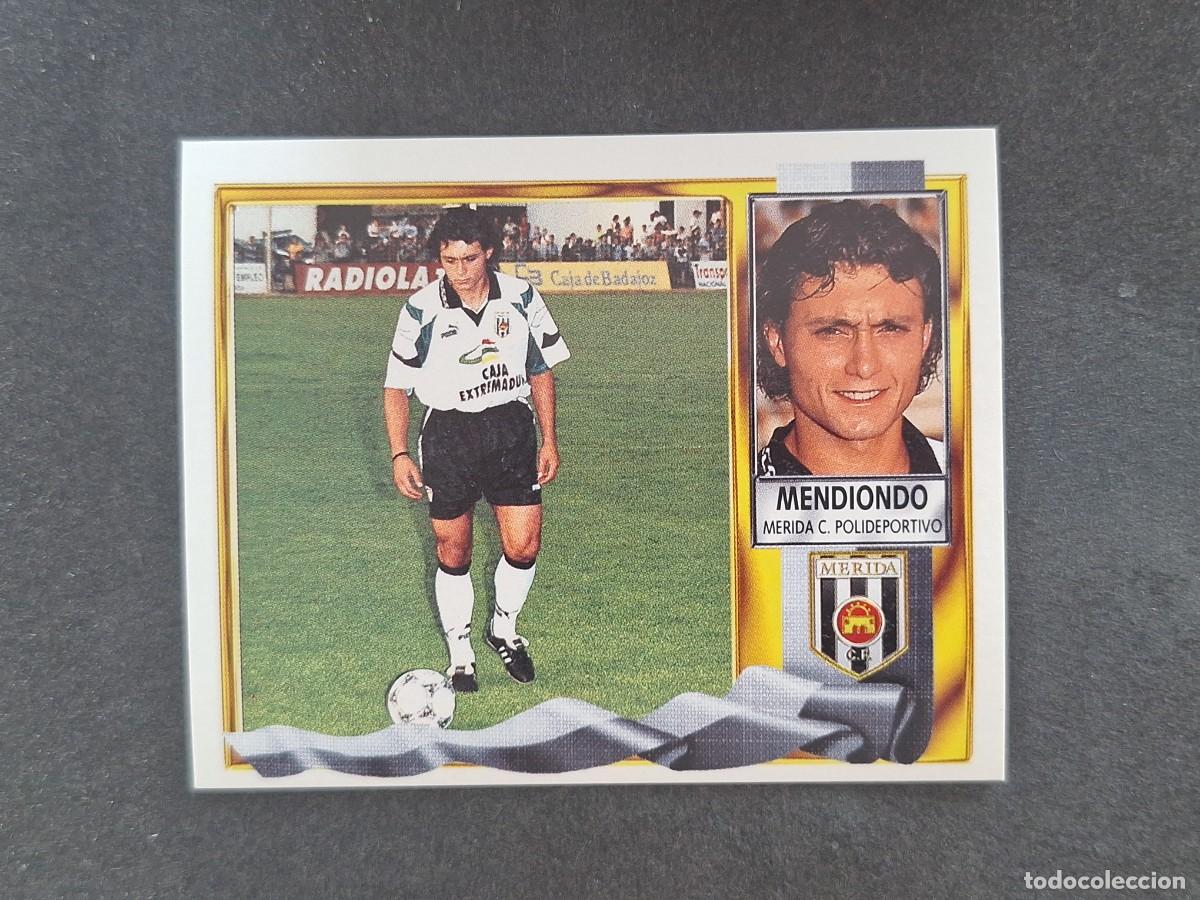 Cromos de Futebol: L3 MENDIONDO MERIDA C. P. FICHAJE 5 LIGA ESTE 1995 1996 95 96 NUNCA PEGADO SIN PEGAR