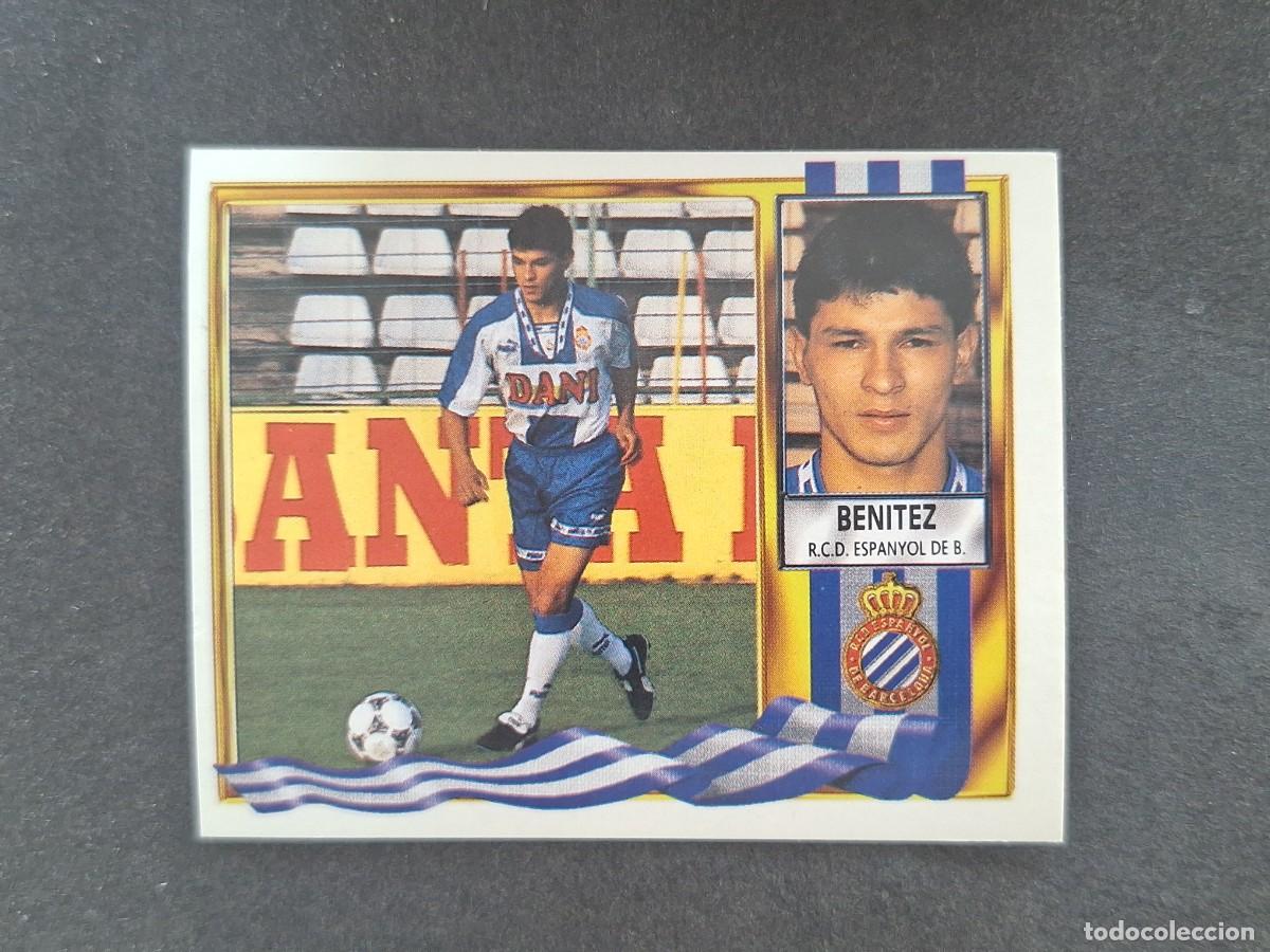Cromos de Futebol: L3 BENITEZ R. C. D. ESPA&Ntilde;OL FICHAJE 7 LIGA ESTE 1995 1996 95 96 NUNCA PEGADO SIN PEGAR