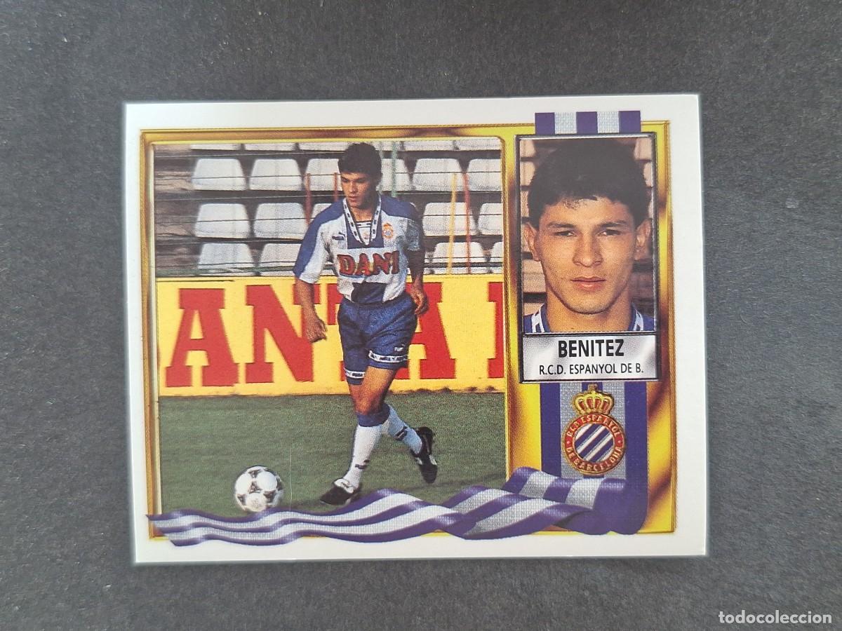 Cromos de Futebol: L3 BENITEZ R. C. D. ESPA&Ntilde;OL FICHAJE 7 LIGA ESTE 1995 1996 95 96 NUNCA PEGADO SIN PEGAR