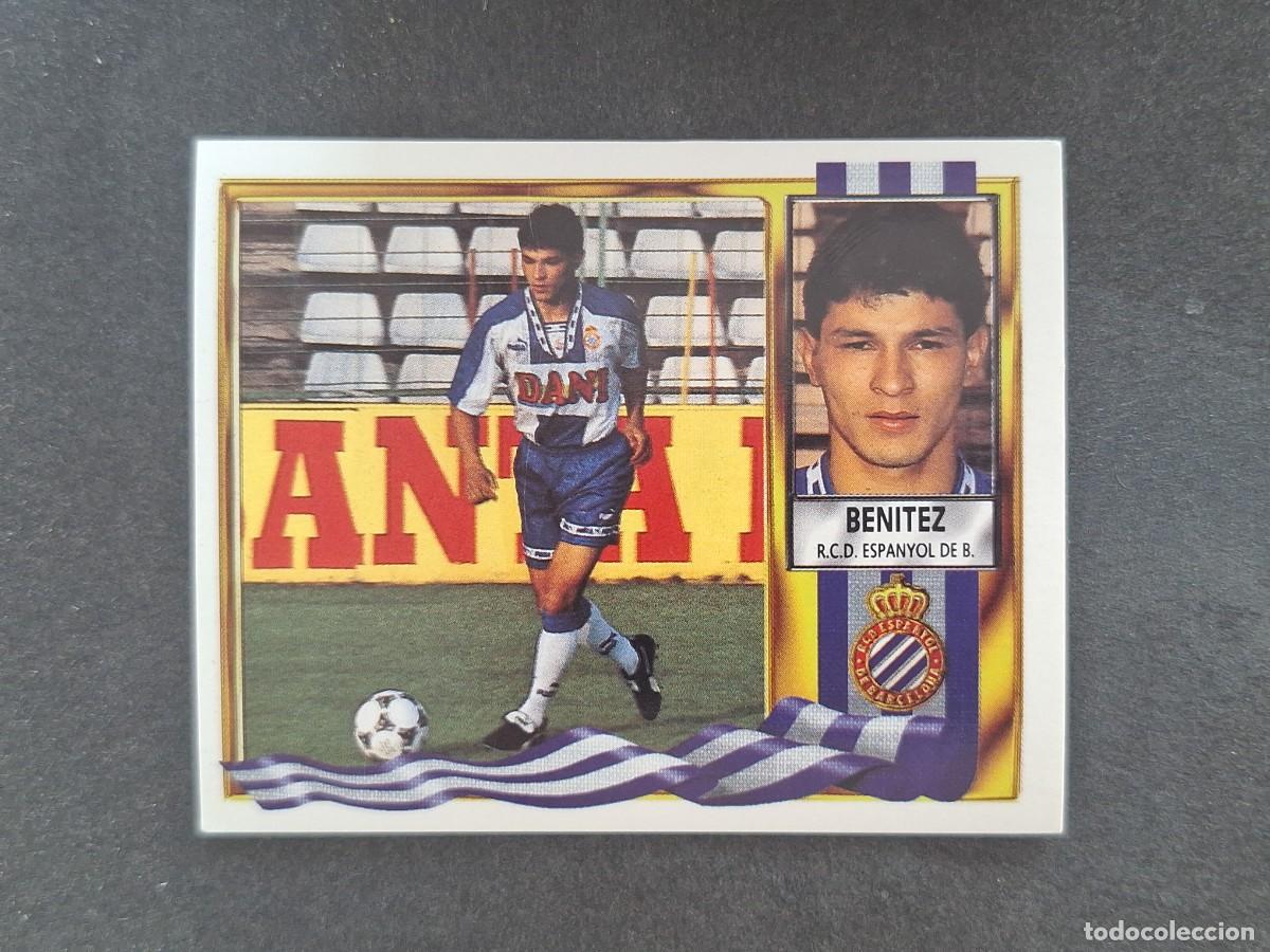 Figurine di Calcio: L3 BENITEZ R. C. D. ESPA&Ntilde;OL FICHAJE 7 LIGA ESTE 1995 1996 95 96 NUNCA PEGADO SIN PEGAR
