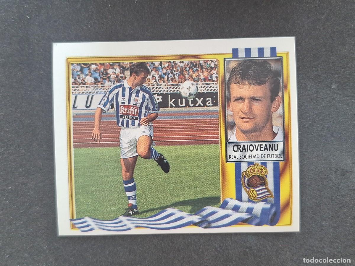 Figurine di Calcio: L3 CRAIOVEANU REAL SOCIEDAD FICHAJE 9 LIGA ESTE 1995 1996 95 96 NUNCA PEGADO SIN PEGAR
