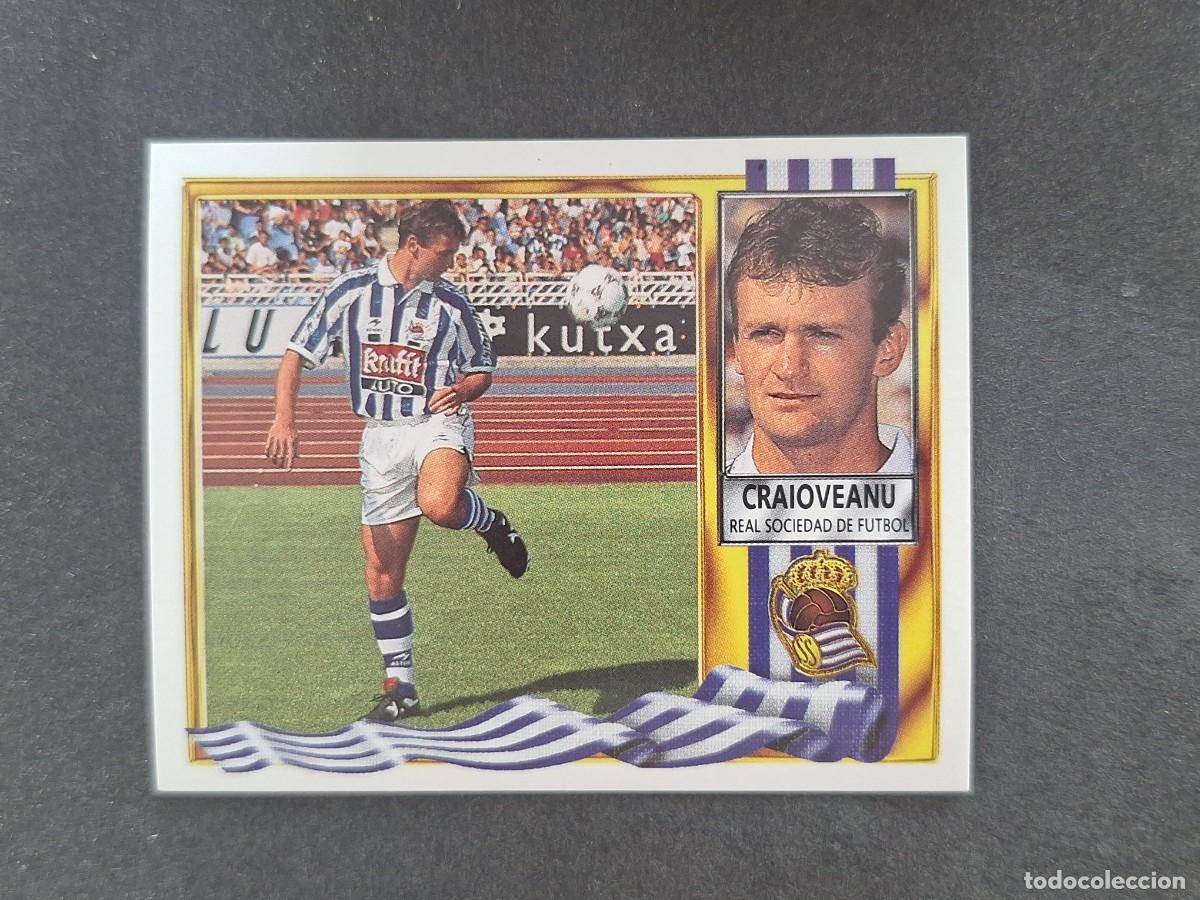 Figurine di Calcio: L3 CRAIOVEANU REAL SOCIEDAD FICHAJE 9 LIGA ESTE 1995 1996 95 96 NUNCA PEGADO SIN PEGAR