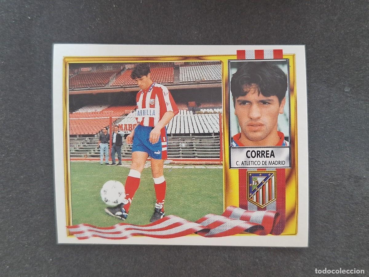 Figurine di Calcio: L3 CORREA ATLETICO DE MADRID FICHAJE 13 LIGA ESTE 1995 1996 95 96 NUNCA PEGADO SIN PEGAR