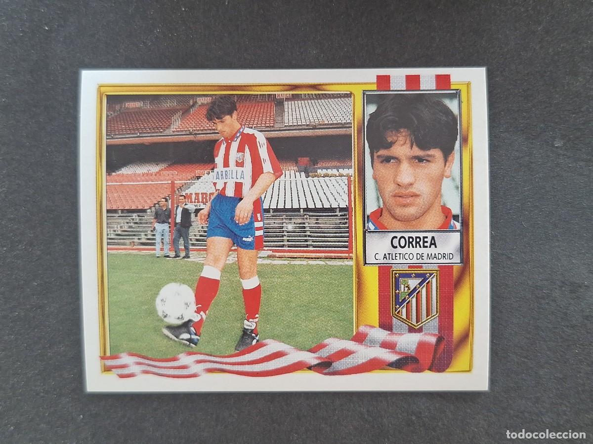 Figurine di Calcio: L3 CORREA ATLETICO DE MADRID FICHAJE 13 LIGA ESTE 1995 1996 95 96 NUNCA PEGADO SIN PEGAR