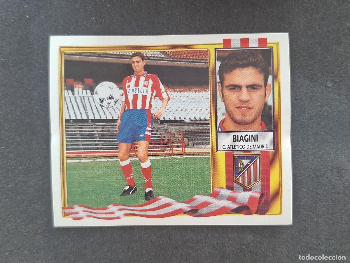 Figurine di Calcio: L3 BIAGINI ATLETICO DE MADRID FICHAJE 20 LIGA ESTE 1995 1996 95 96 NUNCA PEGADO SIN PEGAR