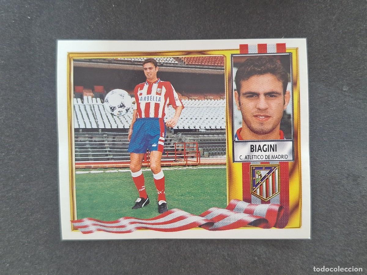 Figurine di Calcio: L3 BIAGINI ATLETICO DE MADRID FICHAJE 20 LIGA ESTE 1995 1996 95 96 NUNCA PEGADO SIN PEGAR
