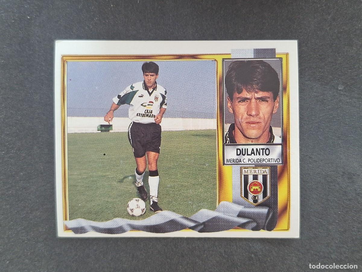 Figurine di Calcio: L3 DULANTO MERIDA C. P. FICHAJE 21 LIGA ESTE 1995 1996 95 96 NUNCA PEGADO SIN PEGAR