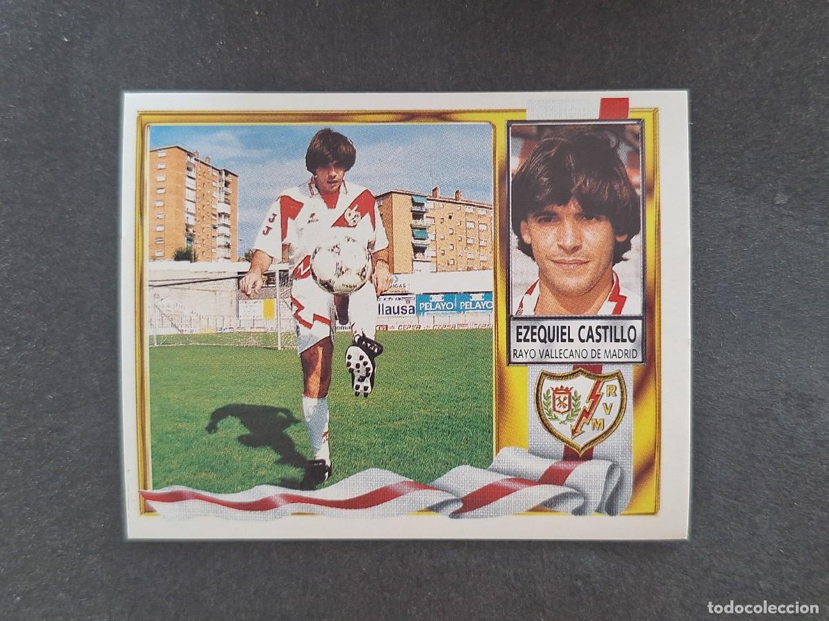 Cromos de Futebol: L3 EZEQUIEL CASTILLO RAYO VALLECANO FICHAJE 26 LIGA ESTE 1995 1996 95 96 NUNCA PEGADO SIN PEGAR