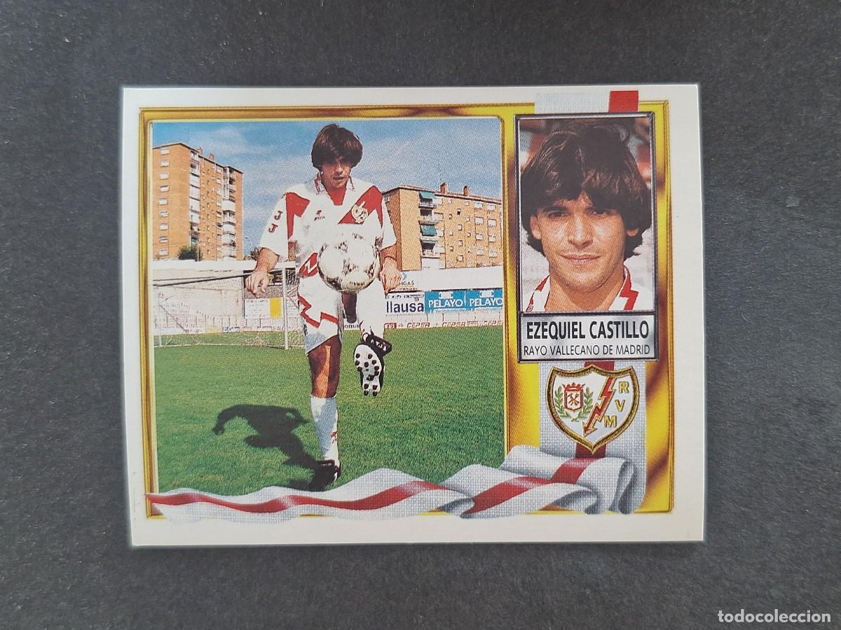 Cromos de Futebol: L3 EZEQUIEL CASTILLO RAYO VALLECANO FICHAJE 26 LIGA ESTE 1995 1996 95 96 NUNCA PEGADO SIN PEGAR