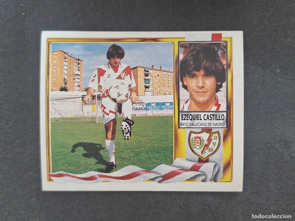 Cromos de Futebol: L3 EZEQUIEL CASTILLO RAYO VALLECANO FICHAJE 26 LIGA ESTE 1995 1996 95 96 NUNCA PEGADO SIN PEGAR