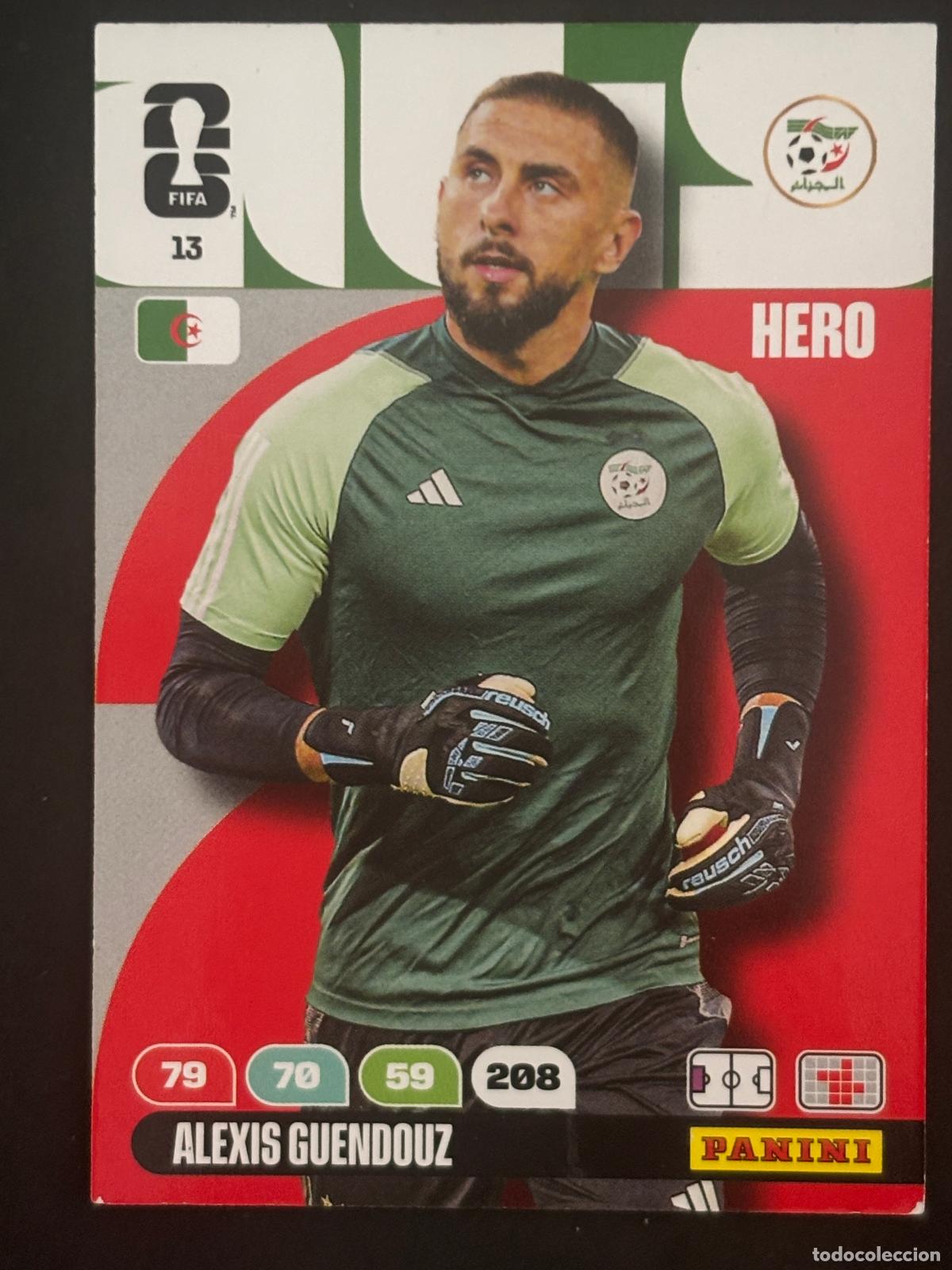 Figurine di Calcio: 13 ALEXIS GUENDOUZ ARGELIA HERO ADRENALYN XL FIFA WORLD CUP MUNDIAL 2026 PANINI