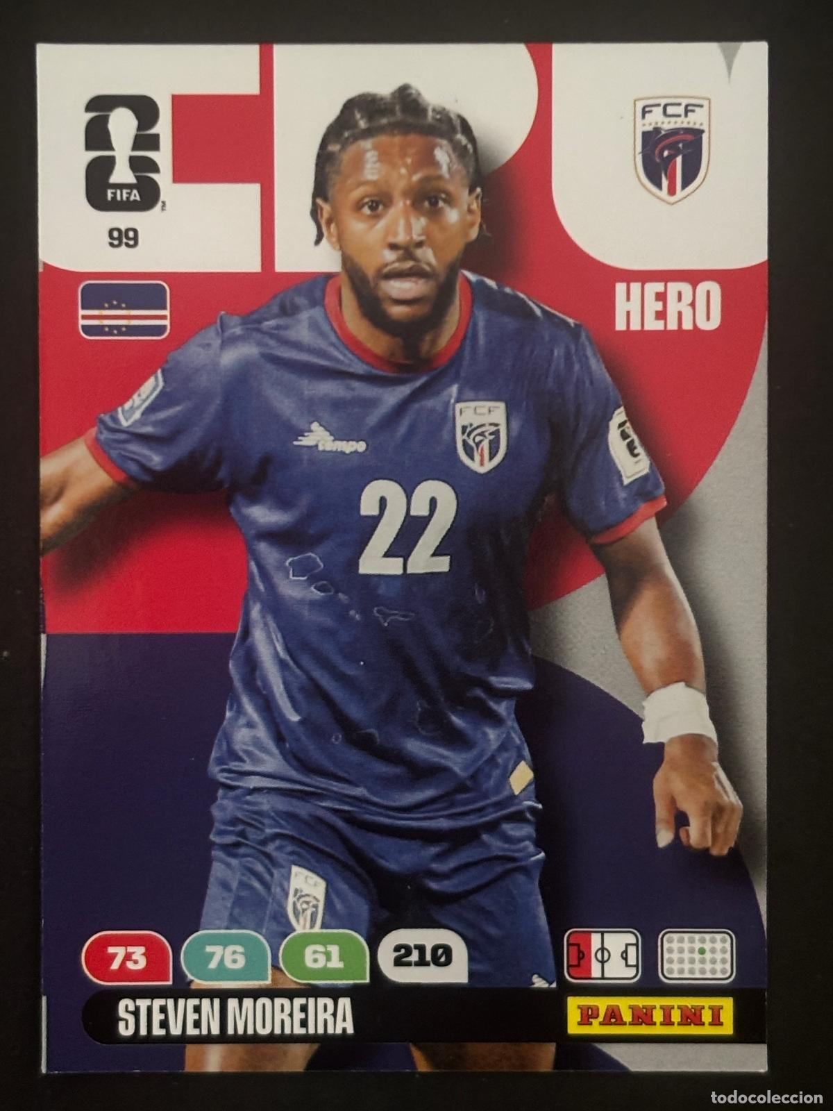 Cromos de Futebol: 99 STEVEN MOREIRA CABO VERDE HERO ADRENALYN XL FIFA WORLD CUP MUNDIAL 2026 PANINI
