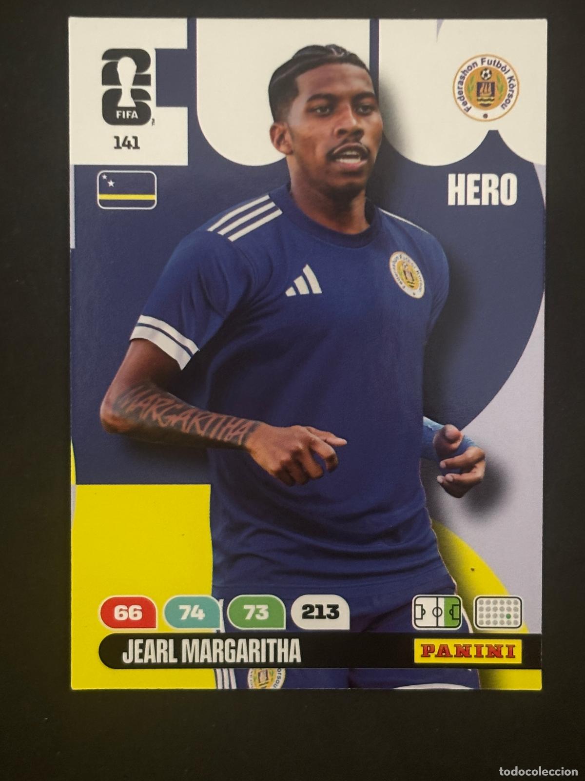 Cromos de Futebol: 141 JEARL MARGARITHA CURAZAO HERO ADRENALYN XL FIFA WORLD CUP MUNDIAL 2026 PANINI