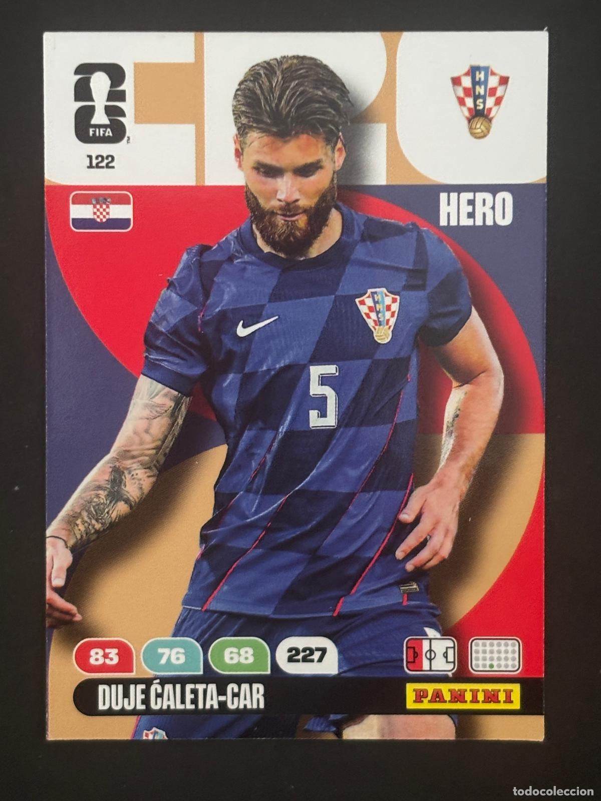 Cromos de Futebol: 122 DUJE ĆALETA-CAR CROACIA HERO ADRENALYN XL FIFA WORLD CUP MUNDIAL 2026 PANINI
