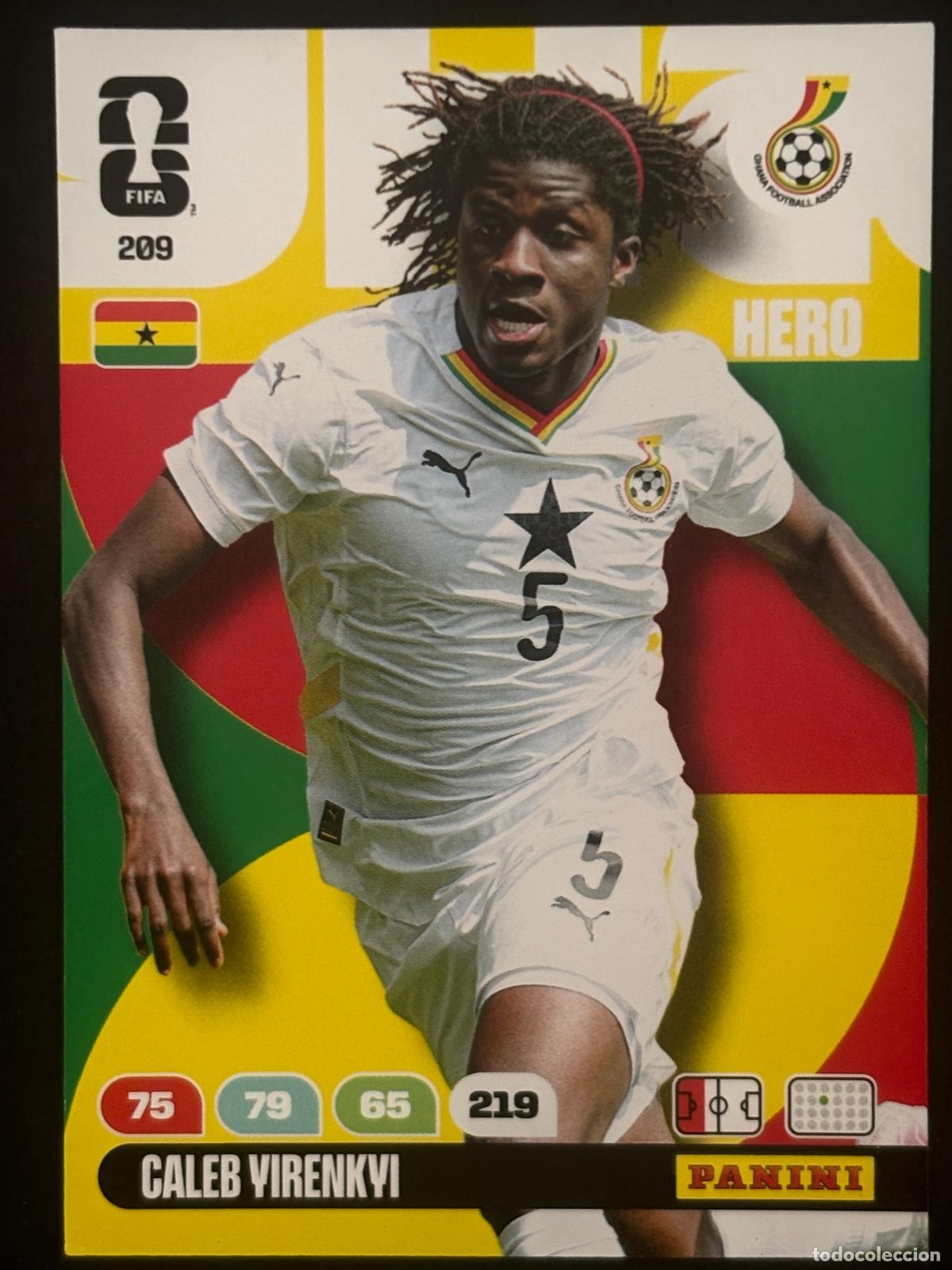 Cromos de Futebol: 209 CALEB YIRENKYI GHANA HERO ADRENALYN XL FIFA WORLD CUP MUNDIAL 2026 PANINI