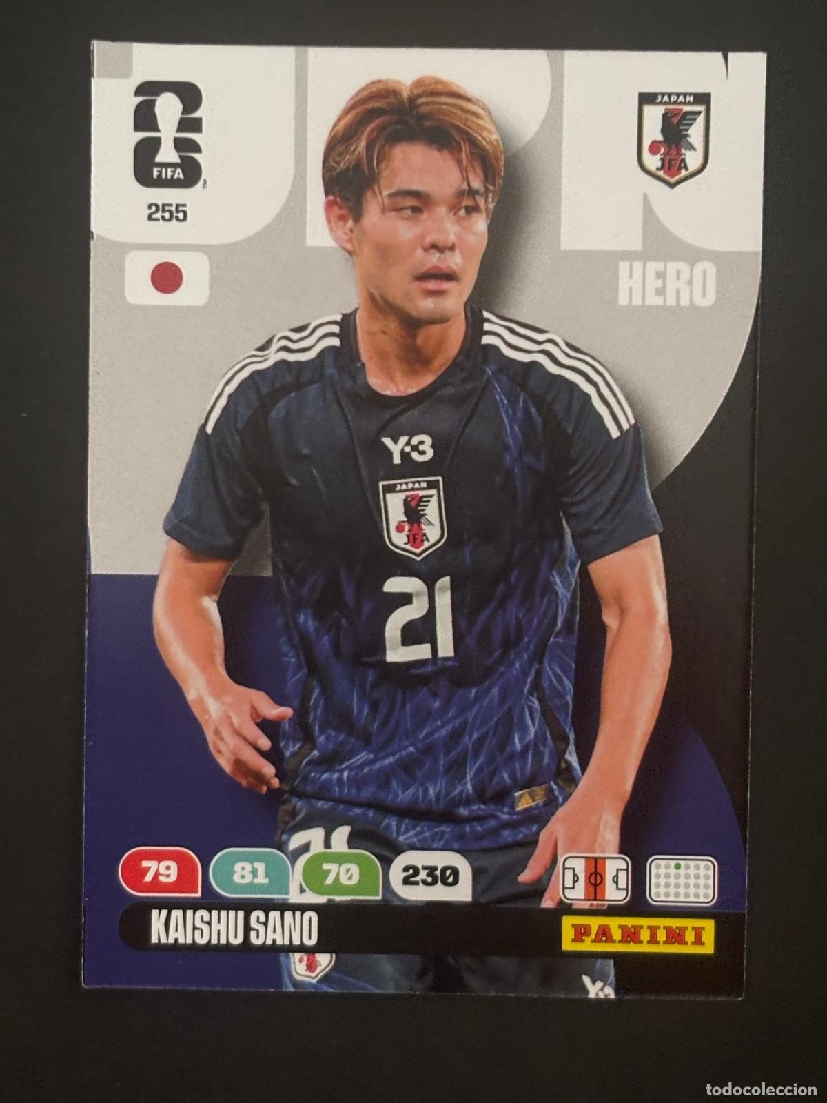 Cromos de f&uacute;tbol: 255 KAISHU SANO JAPON HERO ADRENALYN XL FIFA WORLD CUP MUNDIAL 2026 PANINI