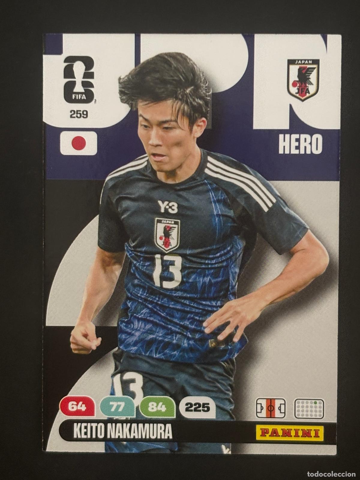 Cromos de f&uacute;tbol: 259 KEITO NAKAMURA JAPON HERO ADRENALYN XL FIFA WORLD CUP MUNDIAL 2026 PANINI