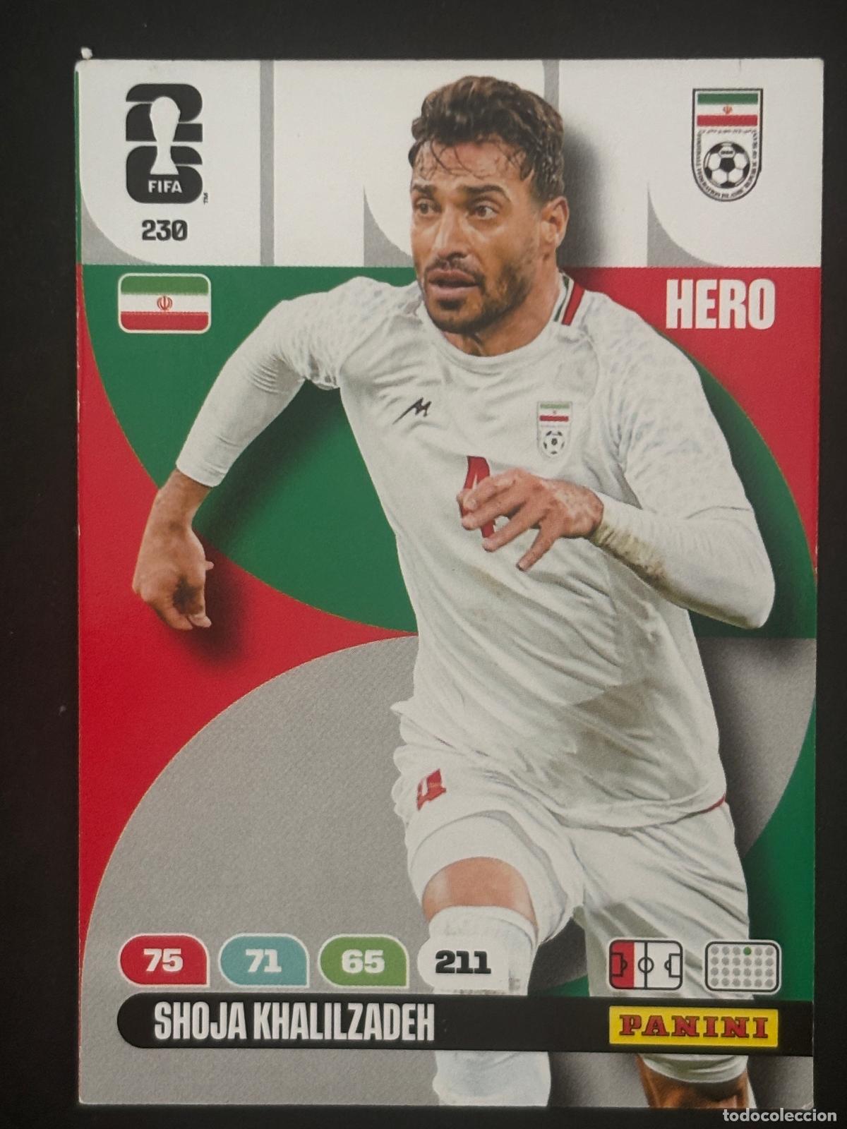 Cromos de f&uacute;tbol: 230 SHOJA KHALILZADEH IRAN HERO ADRENALYN XL FIFA WORLD CUP MUNDIAL 2026 PANINI