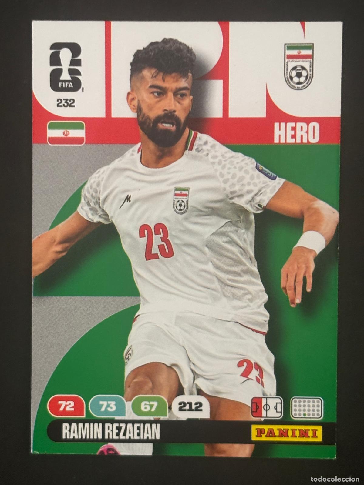 Cromos de f&uacute;tbol: 232 RAMIN REZAEIAN IRAN HERO ADRENALYN XL FIFA WORLD CUP MUNDIAL 2026 PANINI