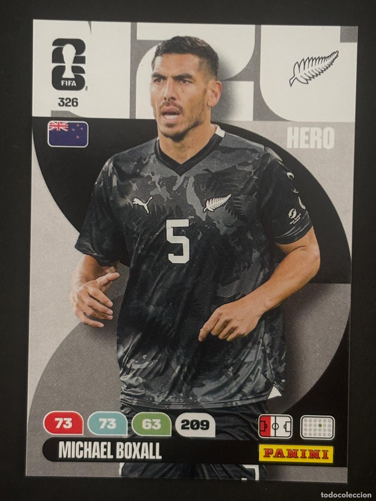 Cromos de f&uacute;tbol: 326 MICHAEL BOXALL NUEVA ZELANDA HERO ADRENALYN XL FIFA WORLD CUP MUNDIAL 2026 PANINI