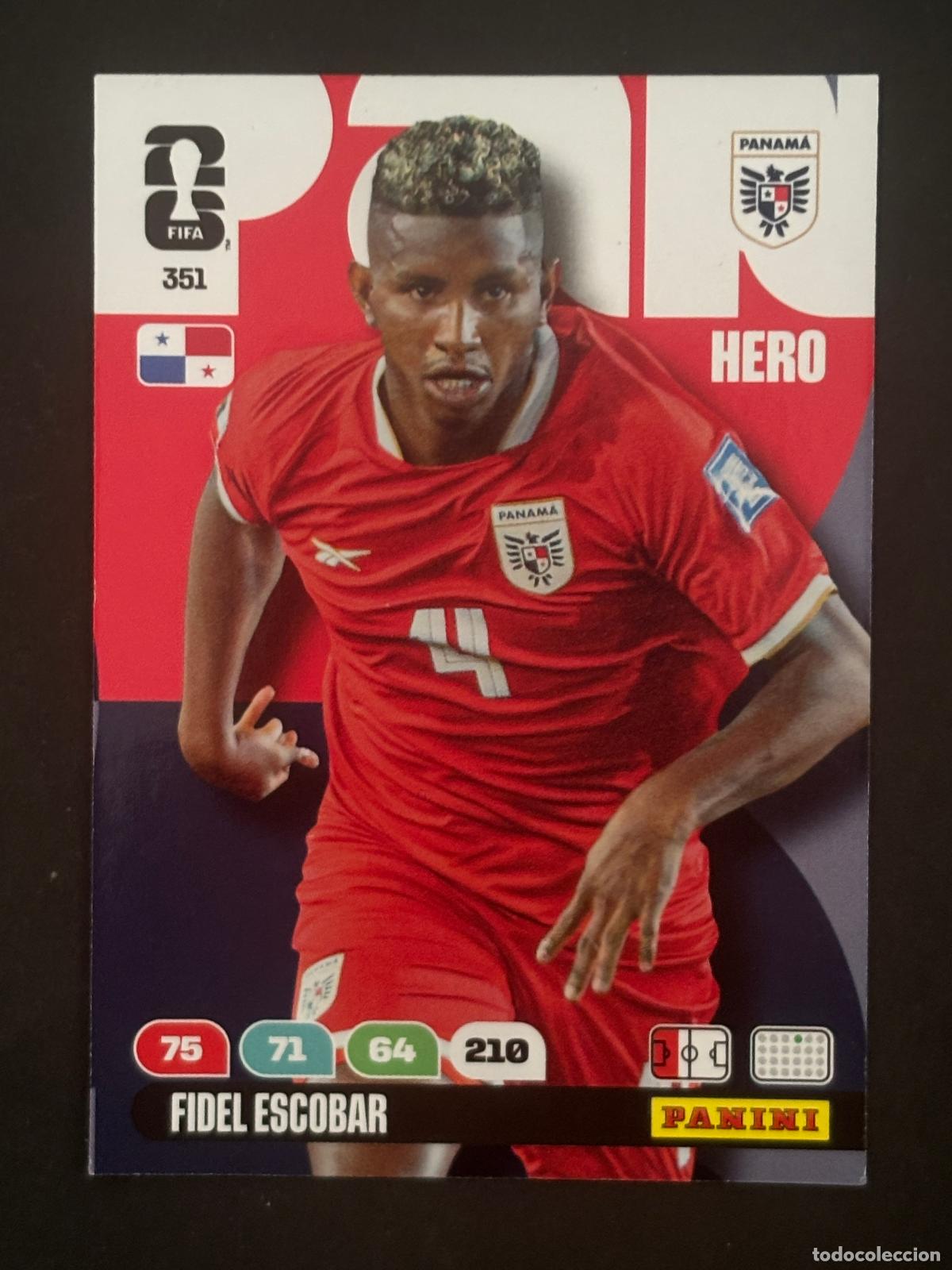 Cromos de f&uacute;tbol: 351 FIDEL ESCOBAR PANAMA HERO ADRENALYN XL FIFA WORLD CUP MUNDIAL 2026 PANINI