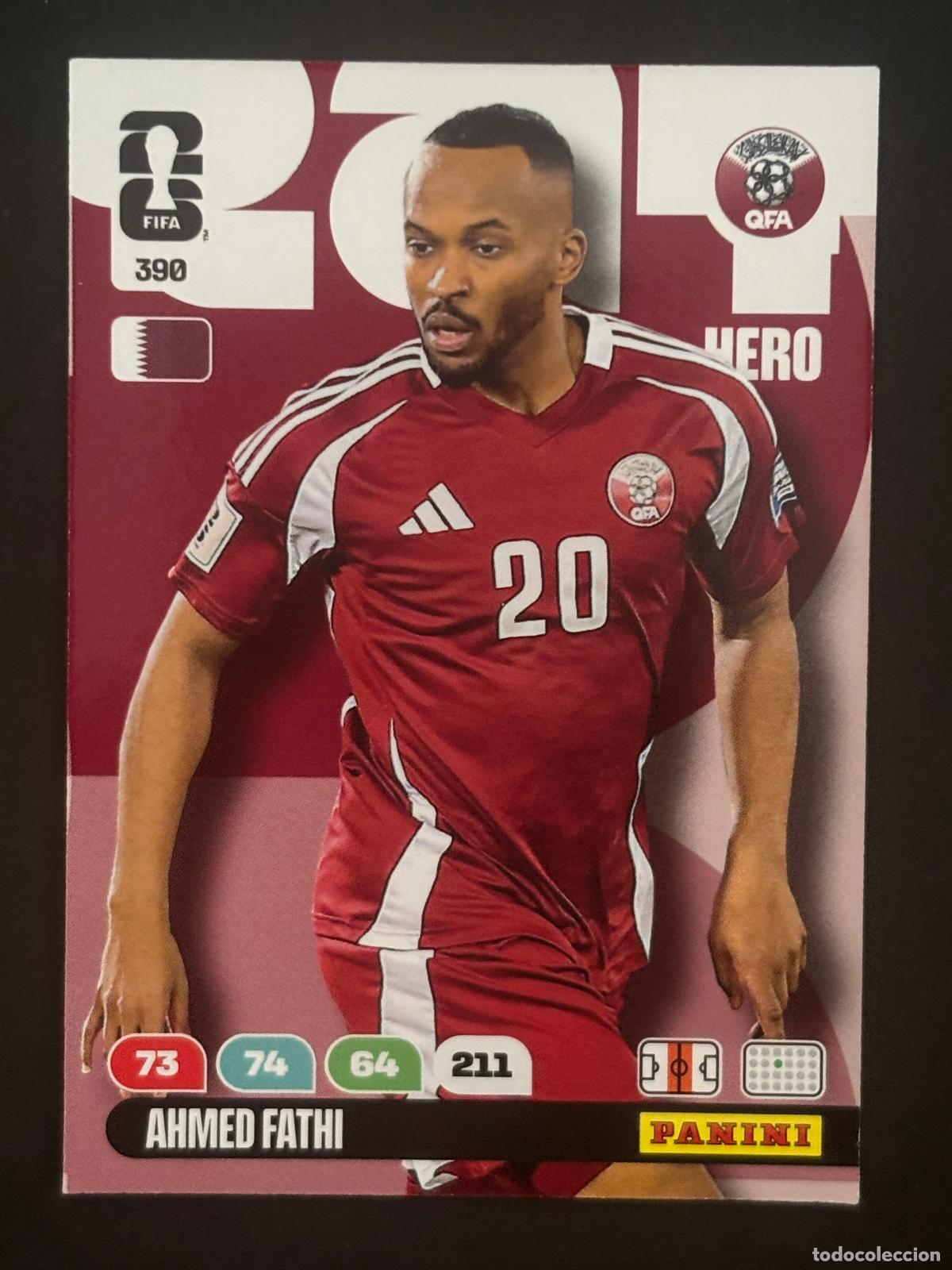 Cromos de f&uacute;tbol: 390 AHMED FATHI CATAR HERO ADRENALYN XL FIFA WORLD CUP MUNDIAL 2026 PANINI