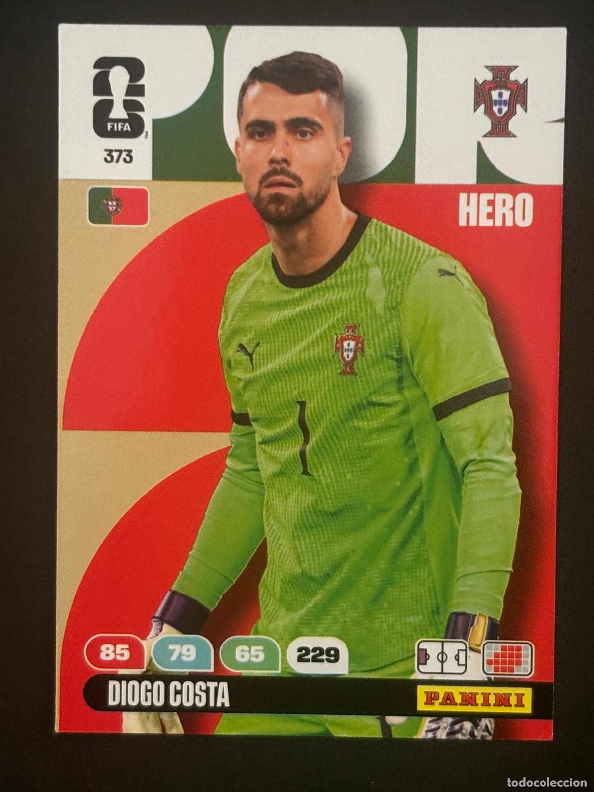 Cromos de f&uacute;tbol: 373 DIOGO COSTA PORTUGAL HERO ADRENALYN XL FIFA WORLD CUP MUNDIAL 2026 PANINI