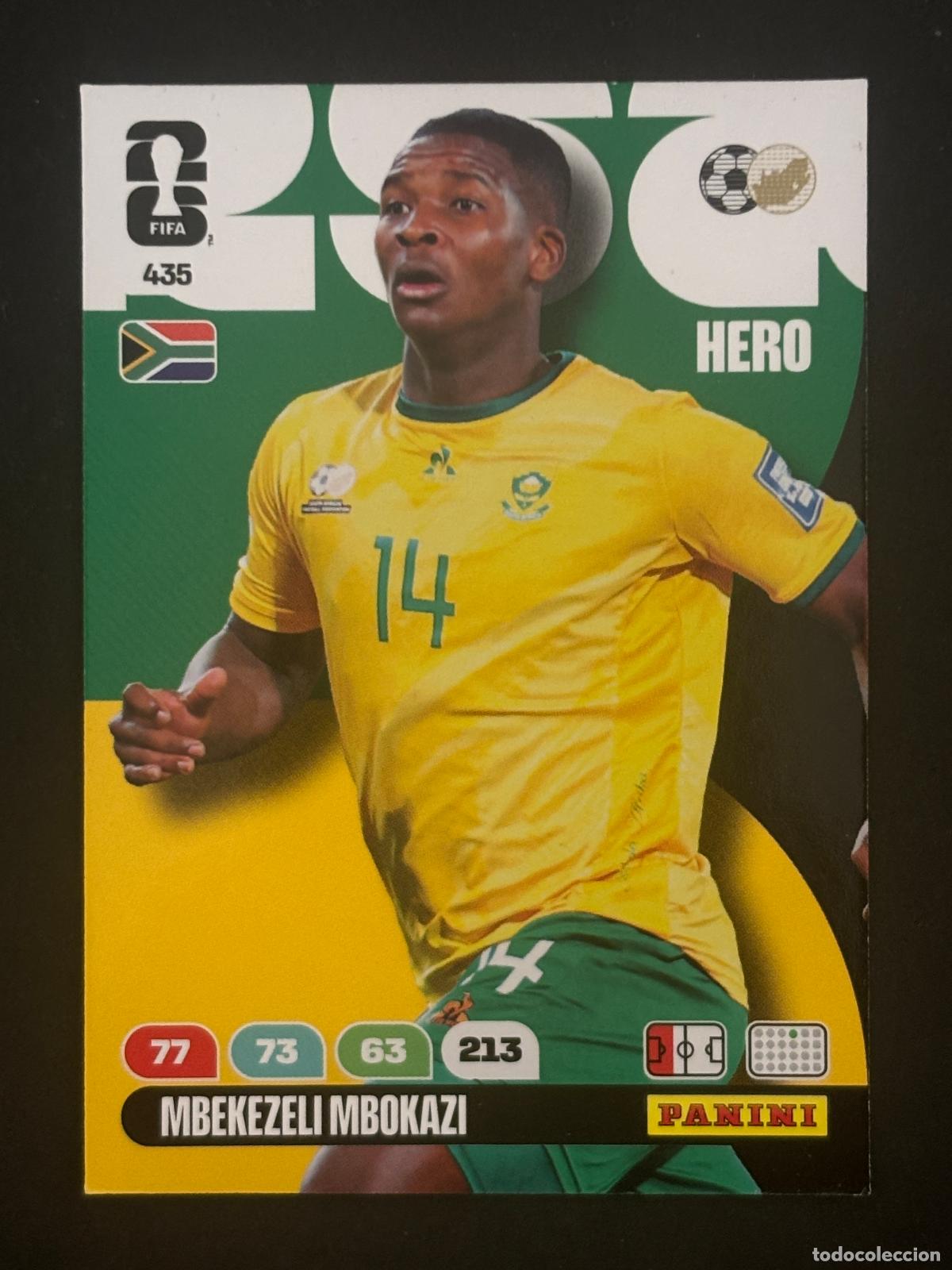 Cromos de f&uacute;tbol: 435 MBEKEZELI MBOKAZI SUDAFRICA HERO ADRENALYN XL FIFA WORLD CUP MUNDIAL 2026 PANINI