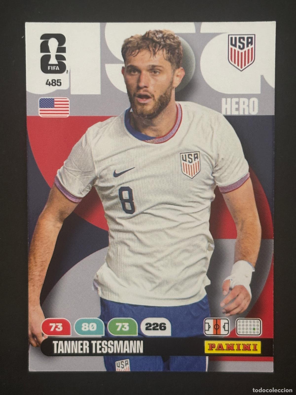 Cromos de f&uacute;tbol: 485 TANNER TESSMANN EEUU HERO ADRENALYN XL FIFA WORLD CUP MUNDIAL 2026 PANINI