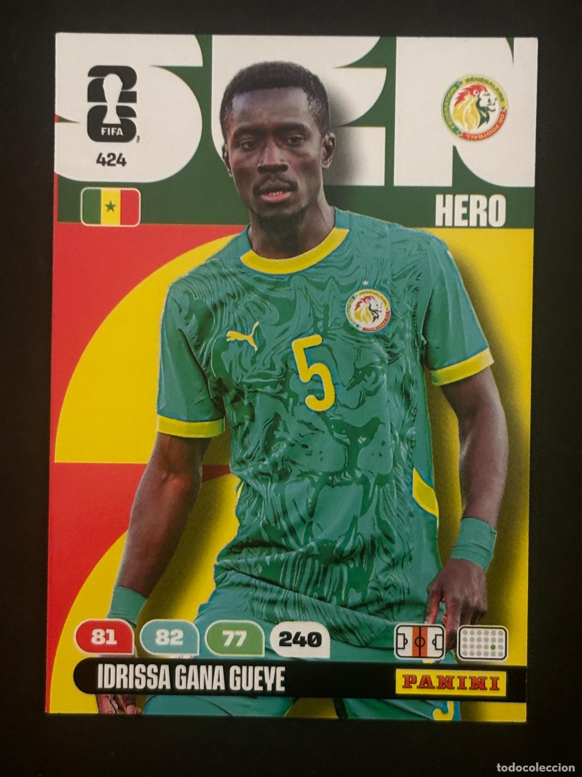 Cromos de f&uacute;tbol: 424 IDRISSA GANA GUEYE SENEGAL HERO ADRENALYN XL FIFA WORLD CUP MUNDIAL 2026 PANINI