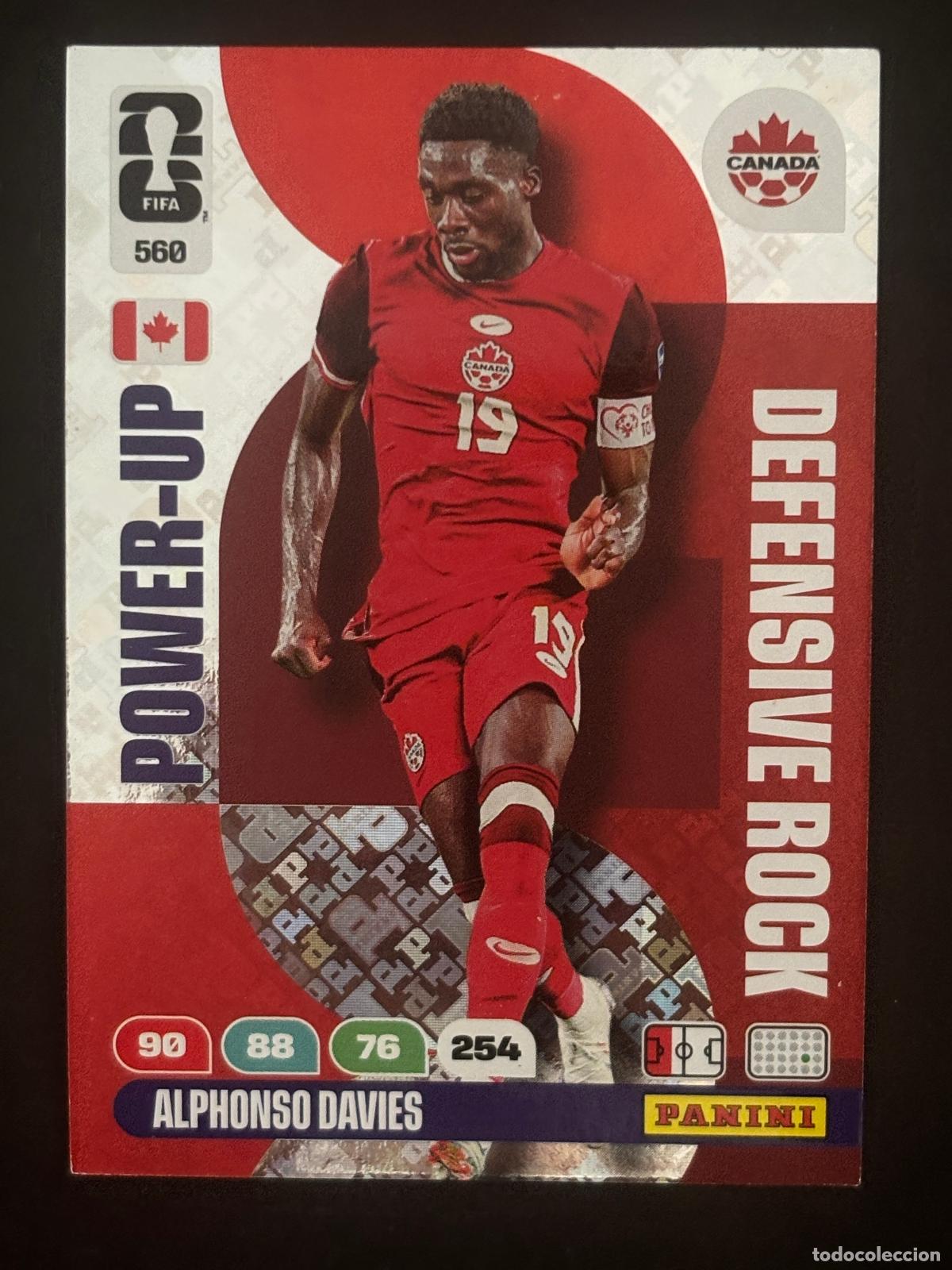Cartes &agrave; collectionner de Football: 560 ALPHONSO DAVIES CANADA DEFENSIVE ROCK ADRENALYN XL FIFA WORLD CUP MUNDIAL 2026 PANINI