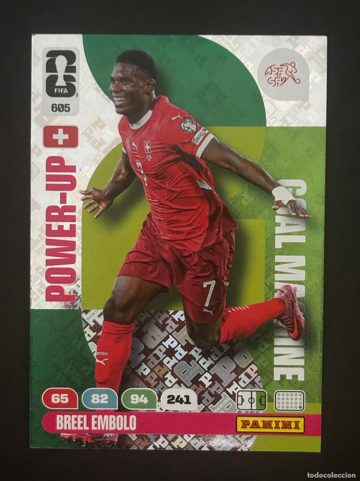 Cartes &agrave; collectionner de Football: 605 BREEL EMBOLO SUIZA GOAL MACHINE ADRENALYN XL FIFA WORLD CUP MUNDIAL 2026 PANINI