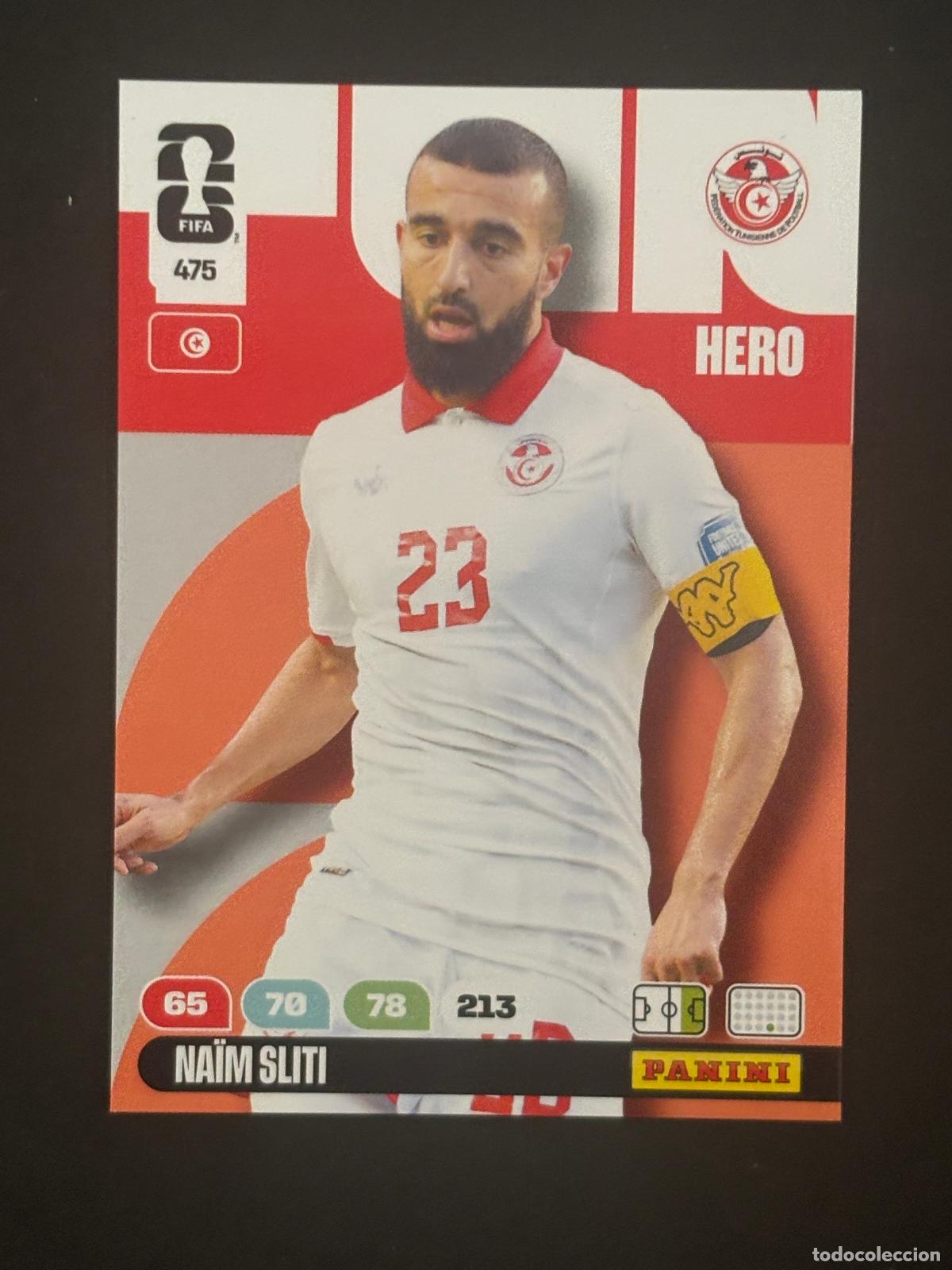 Cartes &agrave; collectionner de Football: 475 NA&Iuml;M SLITI TUNEZ HERO ADRENALYN XL FIFA WORLD CUP MUNDIAL 2026 PANINI