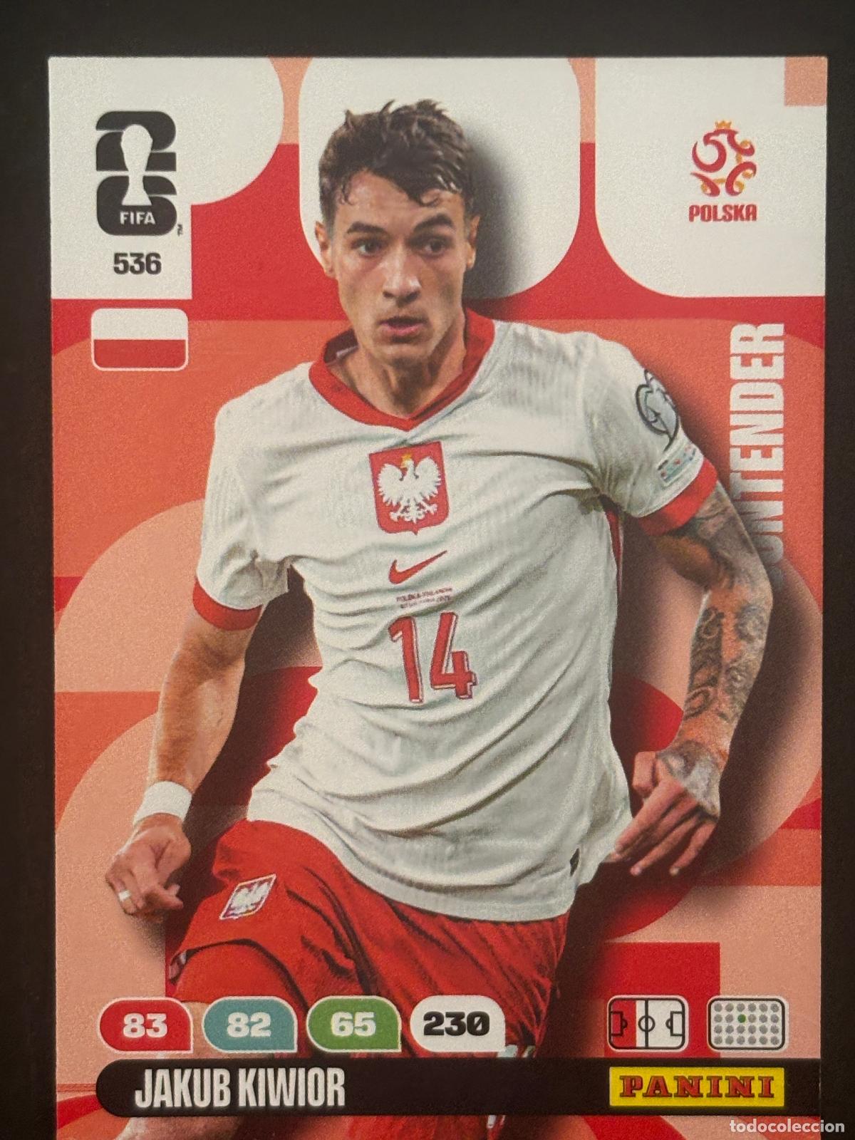 Football Stickers: 536 JAKUB KIWIOR POLONIA CONTENDERS ADRENALYN XL FIFA WORLD CUP MUNDIAL 2026 PANINI