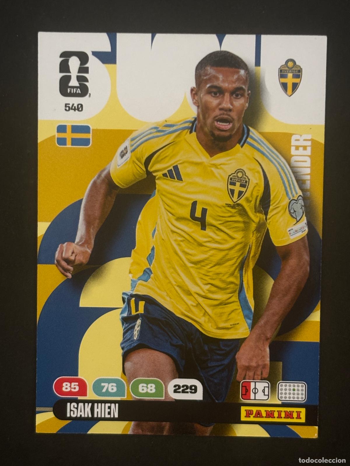 Football Stickers: 540 ISAK HIEN SUECIA CONTENDERS ADRENALYN XL FIFA WORLD CUP MUNDIAL 2026 PANINI