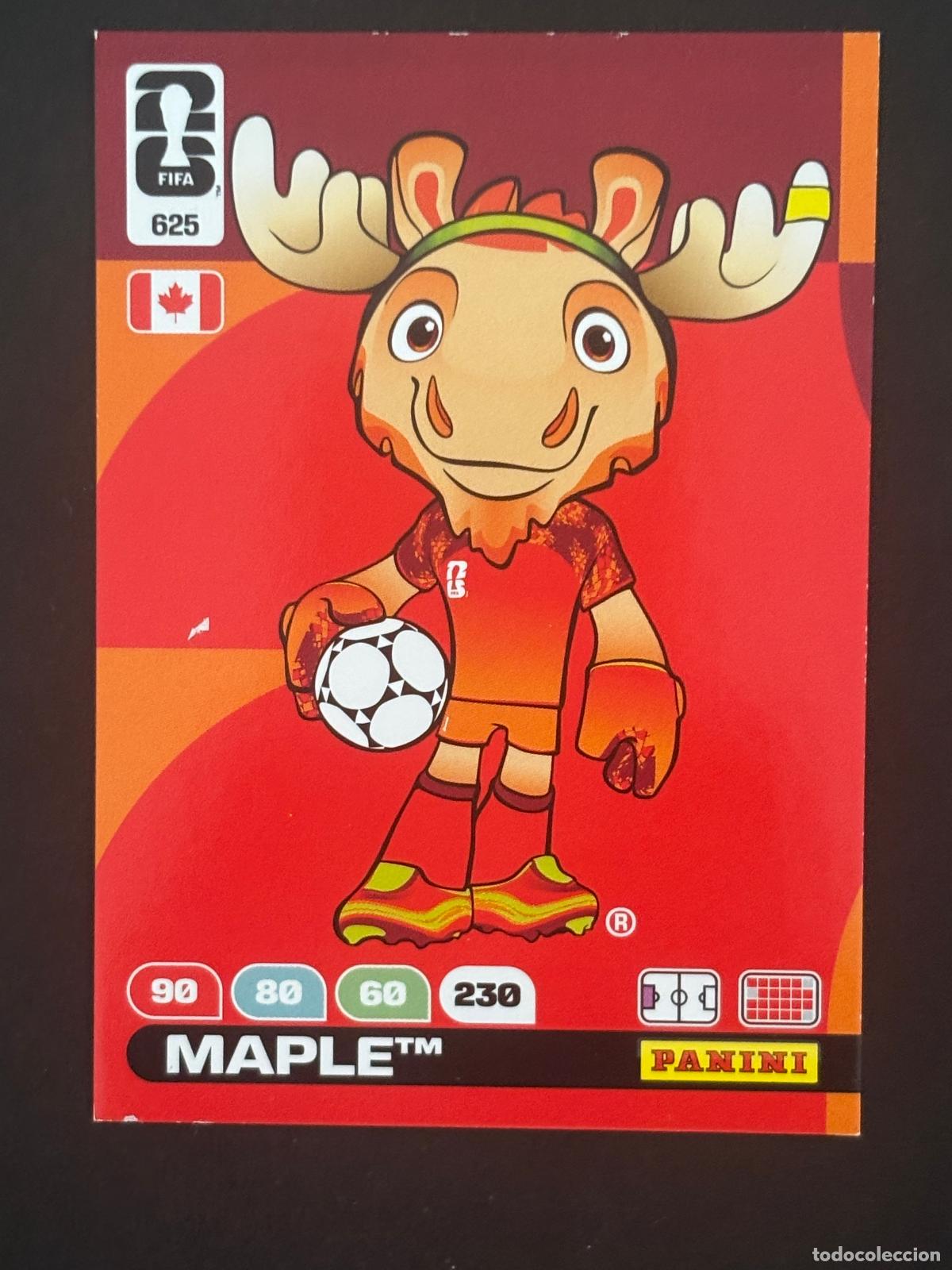 Football Stickers: 625 MAPLE CANADA MASCOTA OFICIAL ADRENALYN XL FIFA WORLD CUP MUNDIAL 2026 PANINI
